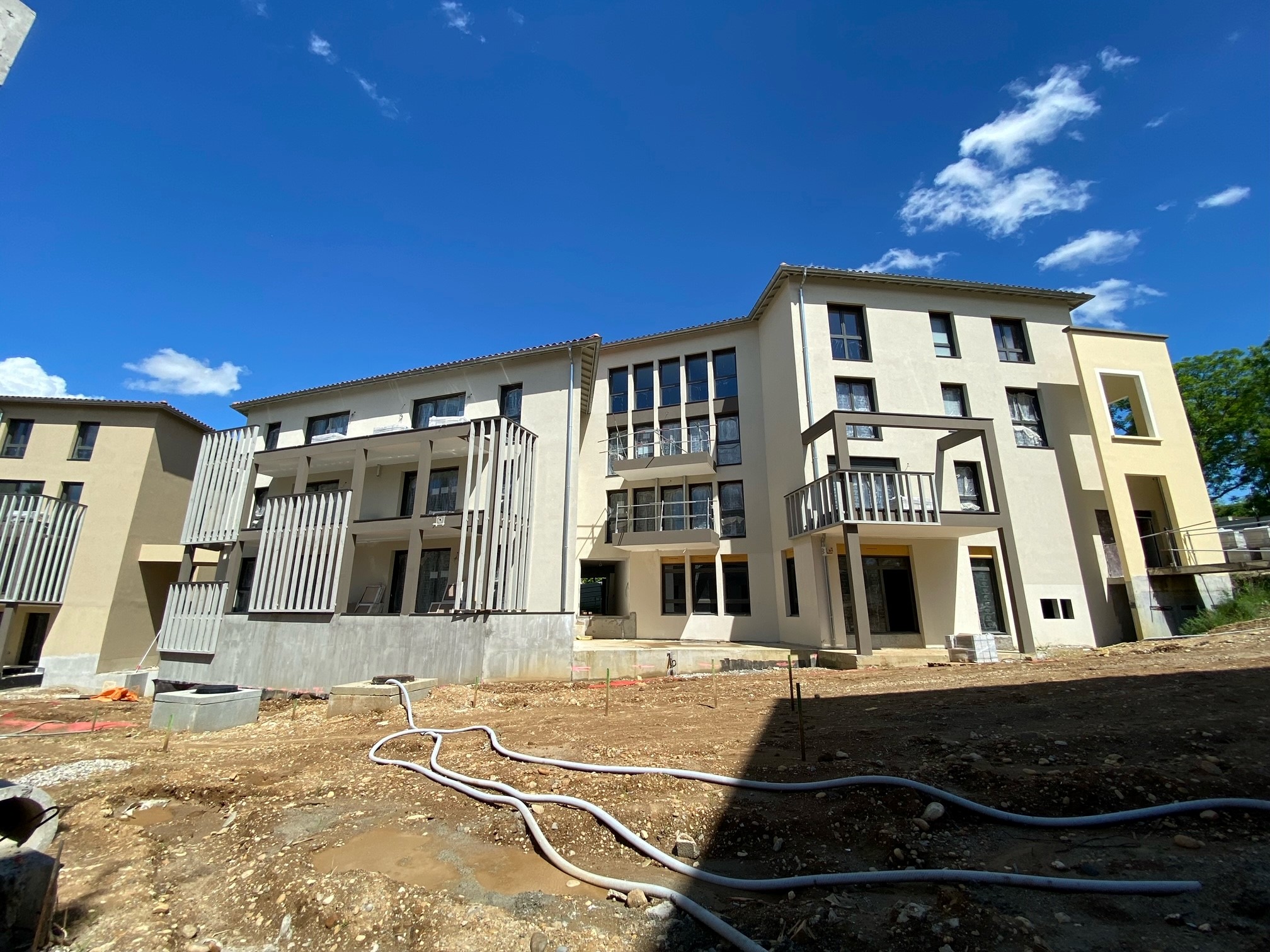 Sur le chantier de la résidence Artmony, la résidence prend forme