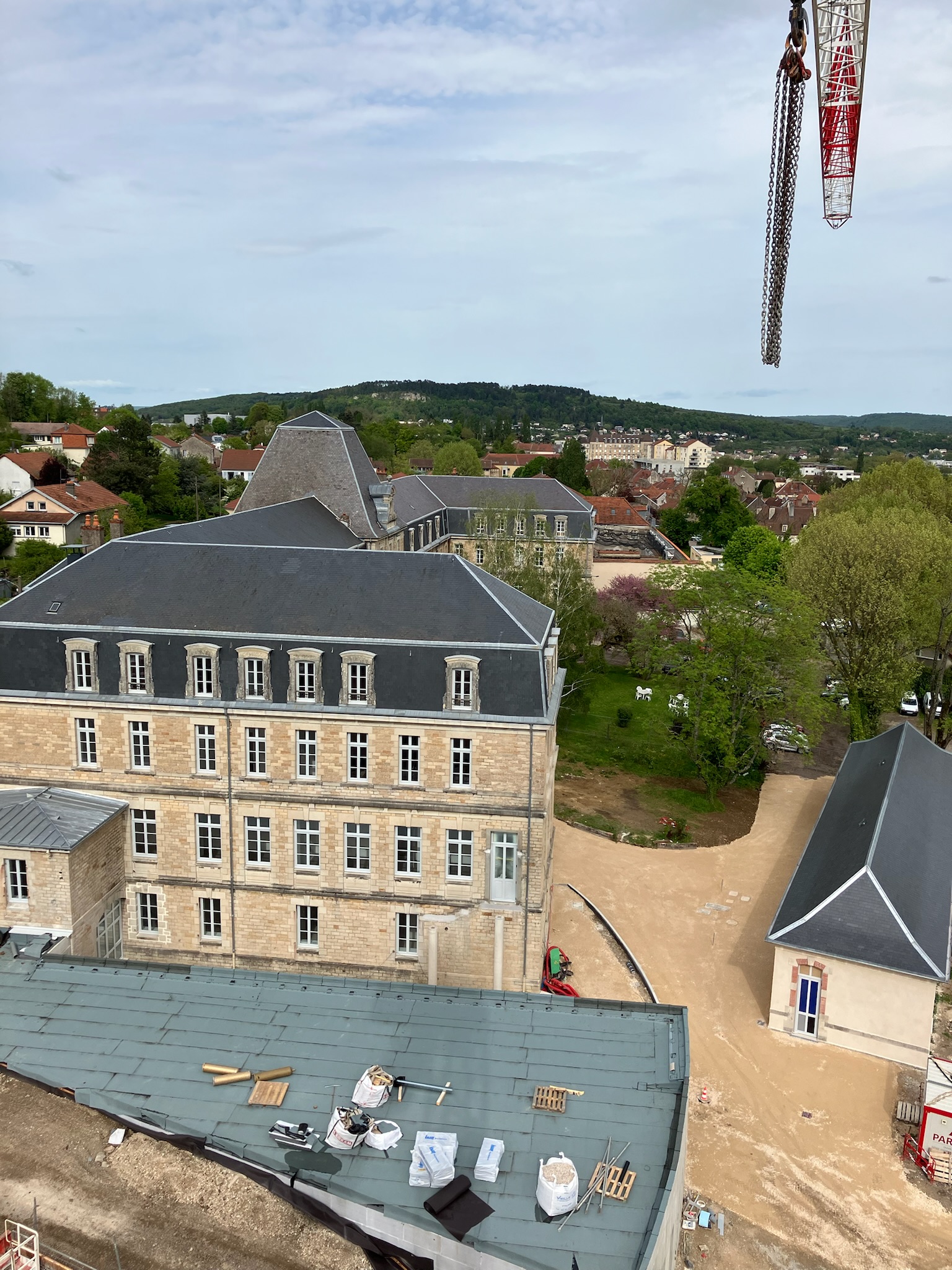 Vue depuis la résidence Jean-Léon à Vesoul