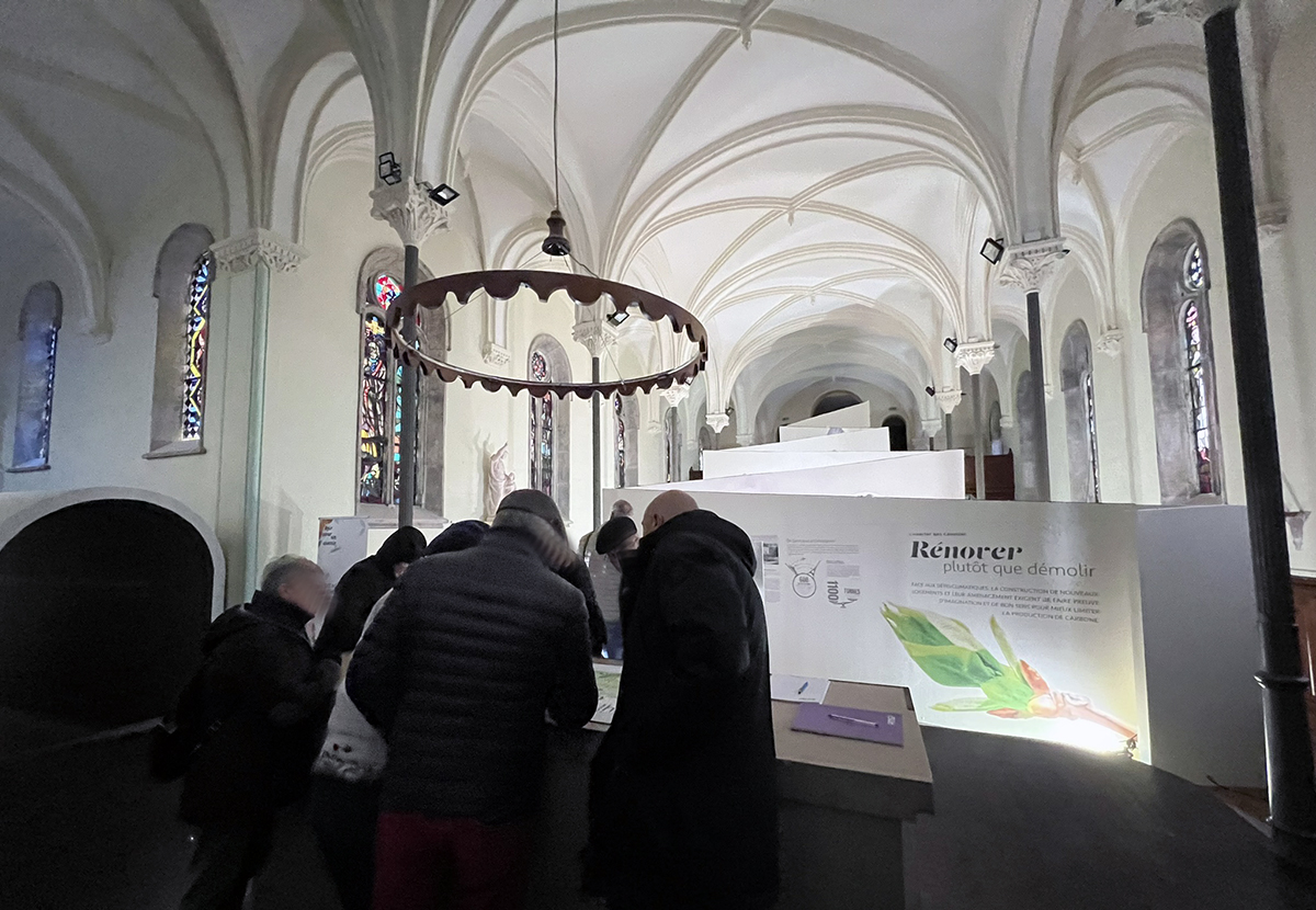 Exposition sur l'habitat bas carbone, Domaine Hugo Besançon