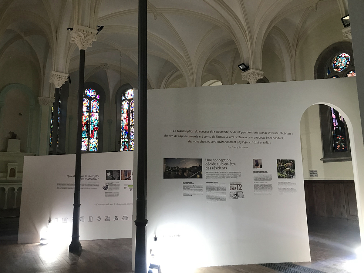 Exposition sur l'habitat bas carbone, Domaine Hugo Besançon