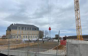 Sur le chantier de la résidence Jean-Léon, les travaux se poursuivent