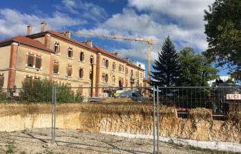 Vue du chantier de la future résidence Parc Vauban